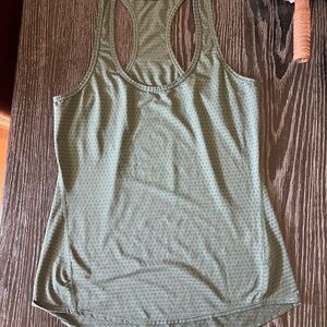 Olive Green Athleta Women's Racerback Tank Top